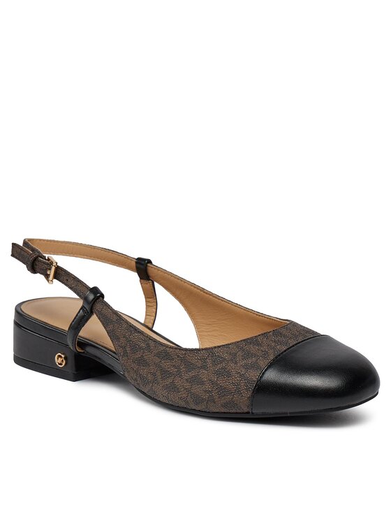 MICHAEL Michael Kors Сандали MICHAEL Michael Kors Perla Flex Sling Flat 40R4PLFP1B Кафяв