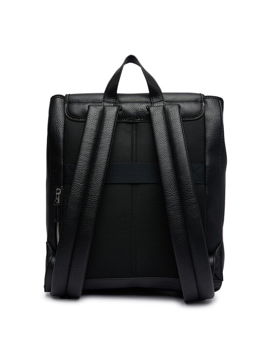 Calvin Klein Zaino Calvin Klein Bold Pebble Flap Backpack LV04D3565G Nero