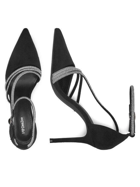 DeeZee Обувки на ток DeeZee AJ-1932 Черен