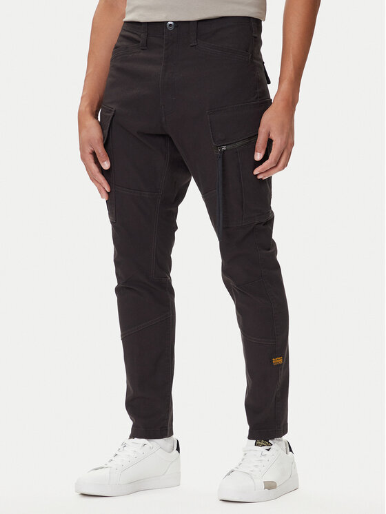 G-STAR G-Star Raw Medžiaginės kelnės Zip Pocket 3D D24307-E172 Juoda Skinny Fit