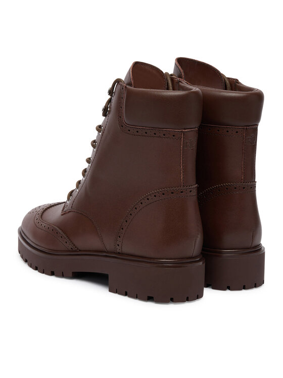 LAUREN RALPH LAUREN Trzewiki LAUREN RALPH LAUREN Alysn 802977885002 Brązowy