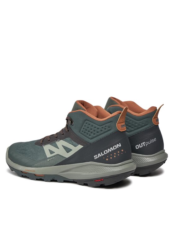 Salomon Trekingová obuv Salomon Outpulse Mid GORE-TEX L47297600 Zelená