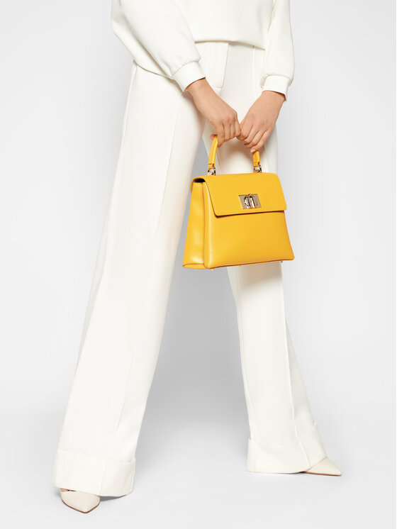 Furla Kabelka Furla 1927 BAKPACO-ARE000-OCR00-1-007-20-BG-B Žlutá