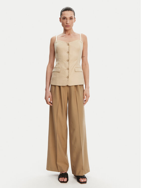 Guess Guess Топ W5GH0L WH5L2 Бежевий Regular Fit