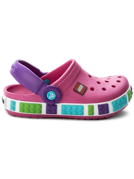 Crocs Papucs Crocs Crocband Kids Lego Clog 12080 Rózsaszín