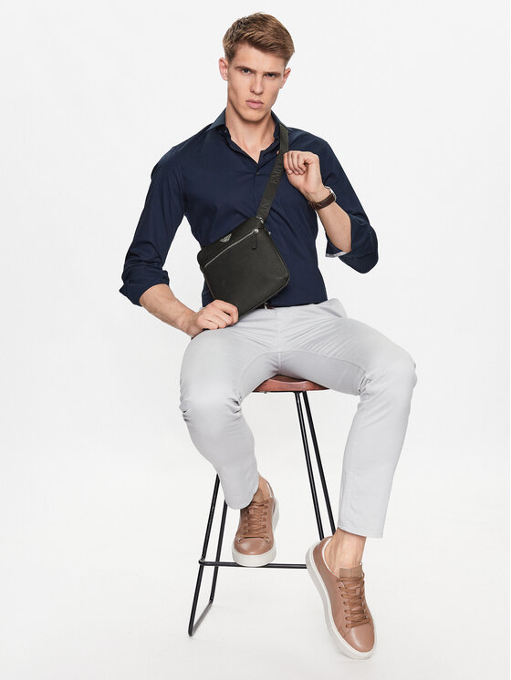 Emporio Armani Плоска сумка Emporio Armani Y4M185 Y138E 81072 Чорний