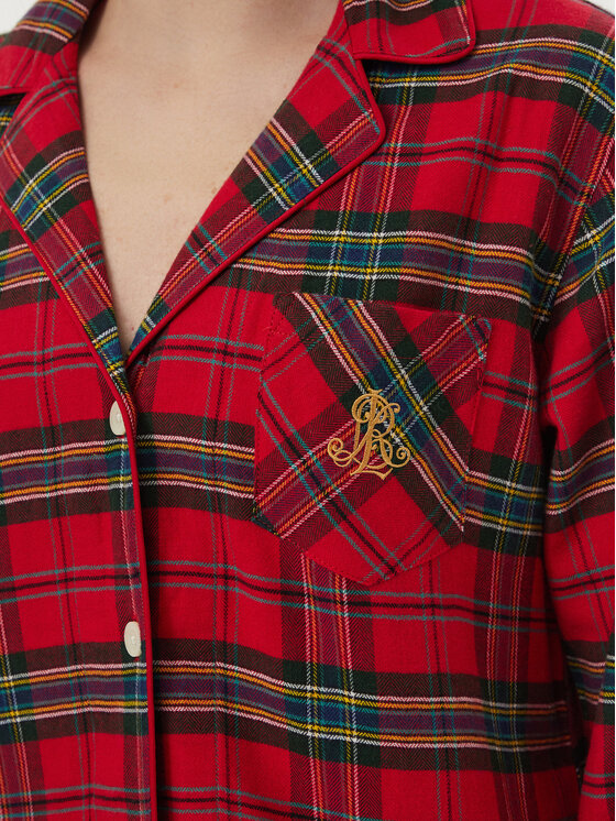LAUREN RALPH LAUREN LAUREN RALPH LAUREN Pijama ILN92551F Rojo Relaxed Fit