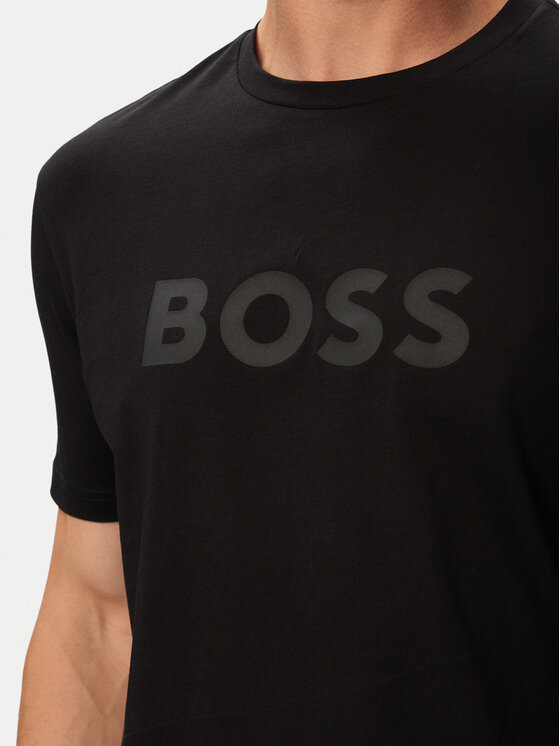 BOSS BOSS Camiseta Logo 50566504 Negro Regular Fit
