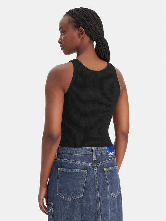 Karl Lagerfeld Jeans Karl Lagerfeld Jeans Top B1W18024 Nero Slim Fit