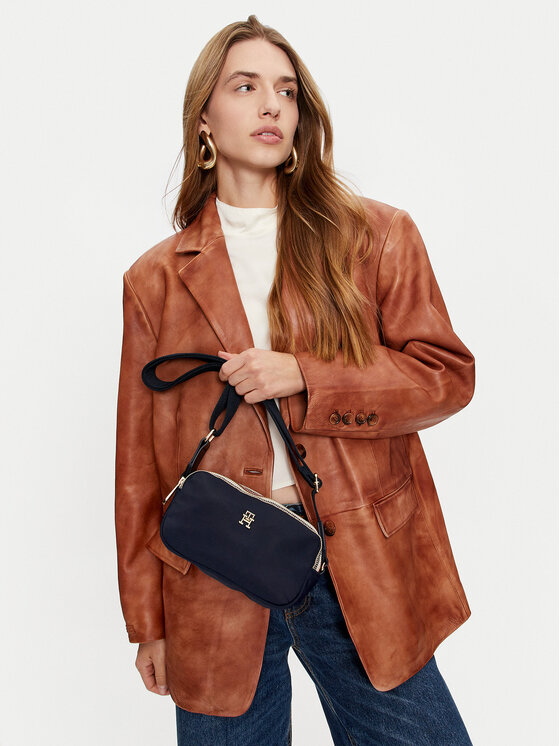 Tommy Hilfiger Дамска чанта Tommy Hilfiger AW0AW16483 Тъмносин