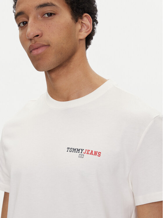 Tommy Jeans Tommy Jeans T-shirt Dna Graphic DM0DM20815 Bianco Regular Fit