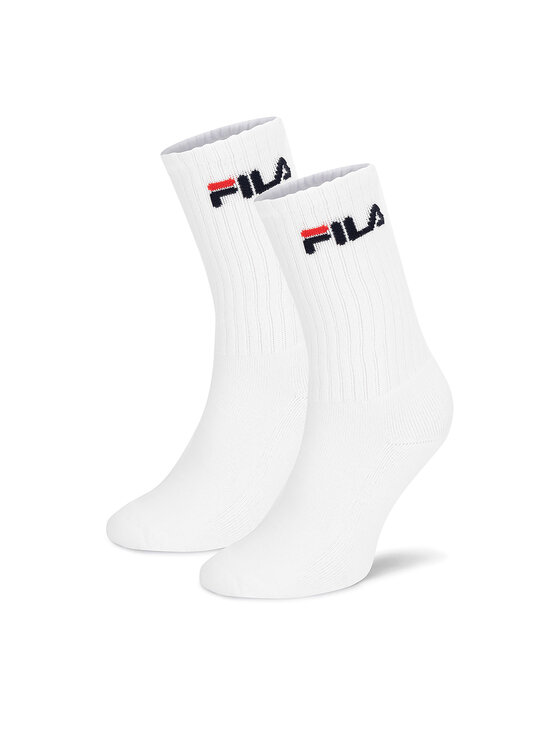 Fila Dlouhé ponožky Fila F4401-AW24 (2-pack) Bílá