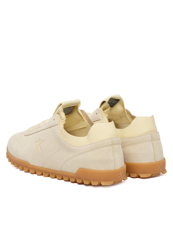 Calvin Klein Sneakersy Calvin Klein Low Profile Run Mg Sue Db Laces HW0HW03150 Žlutá