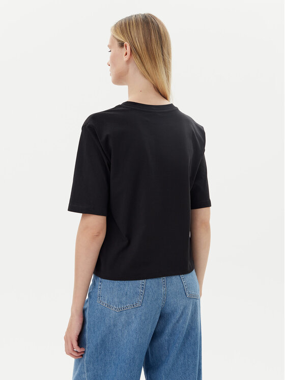 Guess Guess Футболка V4YI06 I3Z14 Чорний Relaxed Fit