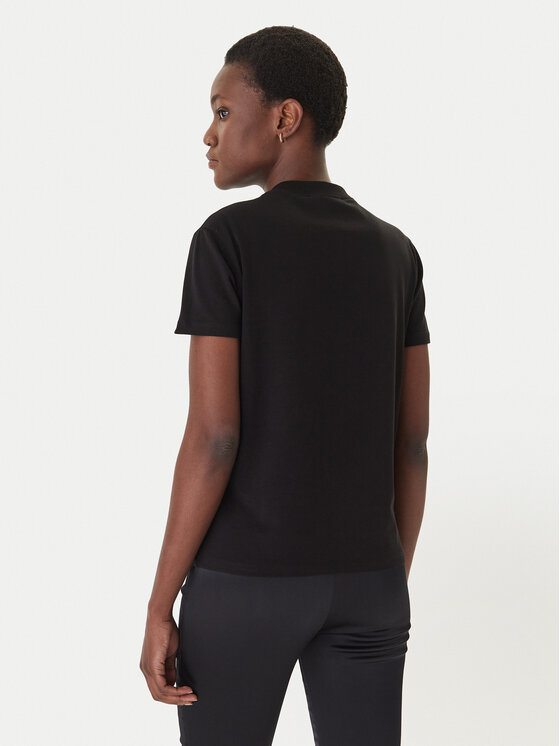 Versace Jeans Versace Jeans Camiseta 80HAHT09 Negro Regular Fit