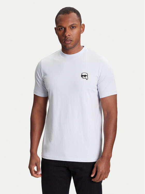 KARL LAGERFELD KARL LAGERFELD Marškinėliai 755710 553224 Turkio Slim Fit