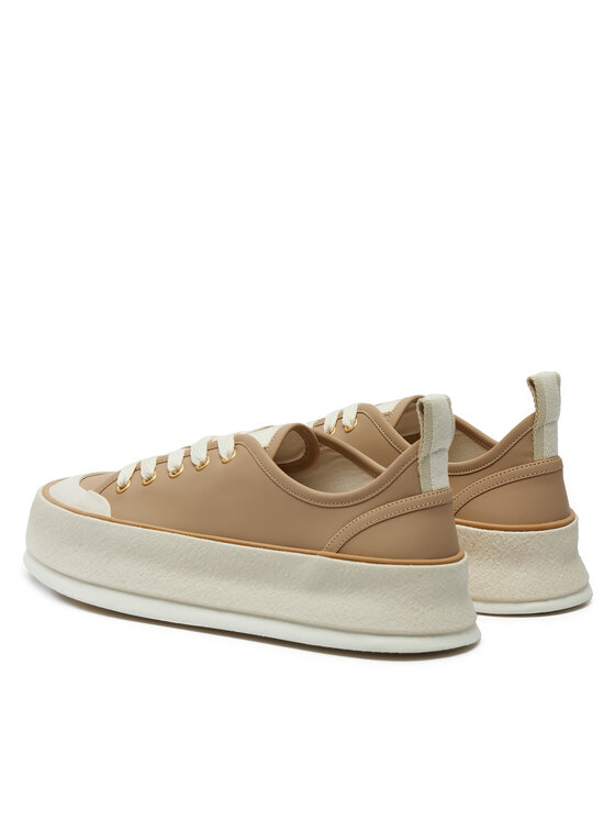 Max Mara Sneakers Max Mara Prefallsneaker 2424766011 Μπεζ