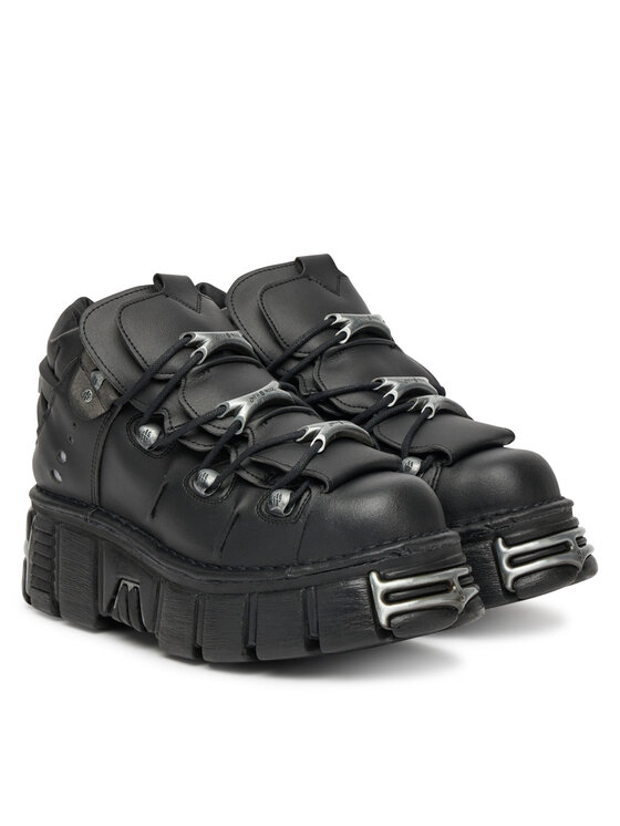 NEW ROCK Sneakersy NEW ROCK M-106-VS1 Černá