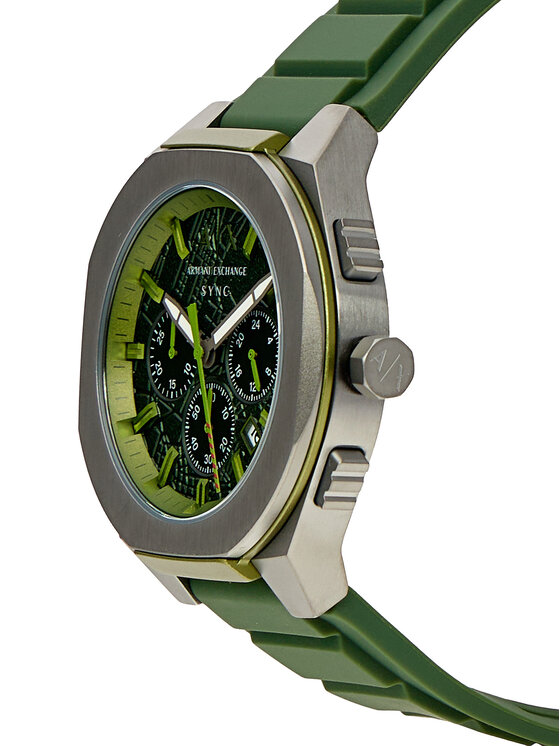 Armani Exchange Годинник Armani Exchange Sync AX4292 Зелений