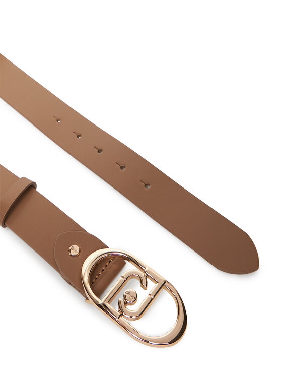 Liu Jo Dámsky opasok Liu Jo Hips Belt 3,5 Cm AF5242 P0062 Béžová