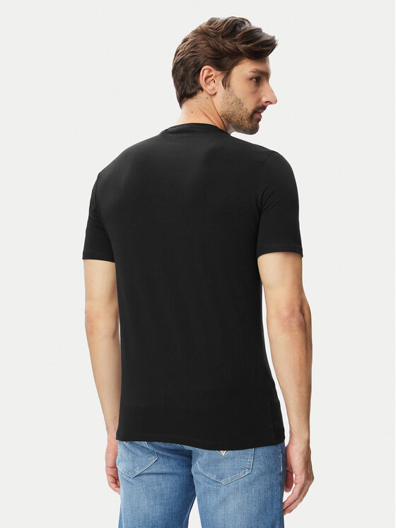 Guess Guess Футболка M4YI38 J1314 Чорний Slim Fit