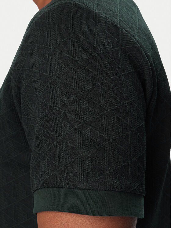 Lacoste Lacoste Camiseta TH1197 Verde oscuro Regular Fit