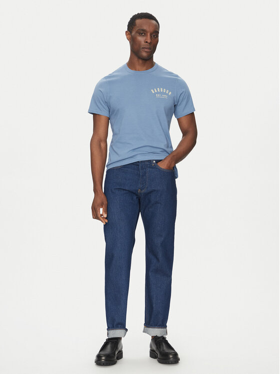 Barbour Barbour Футболка Preppy MTS0502BU27 Голубий Tailored Fit