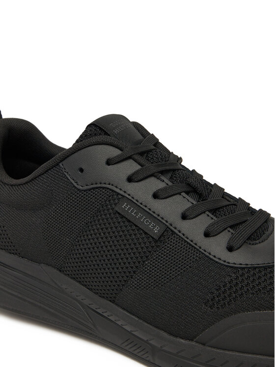 Tommy Hilfiger Tenisice Tommy Hilfiger Lightweight Modern Knit Runner FM0FM05326 Crna