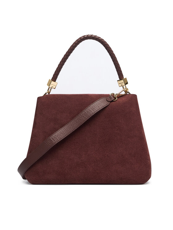 Coccinelle Ročna torba Coccinelle VCL Coccinelletiggy Suede Bim E1 VCL 18 01 01 Bordo rdeča