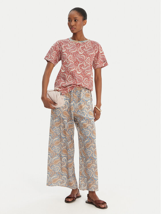 Weekend Max Mara Weekend Max Mara Camiseta Bussola 2615971022 Rojo Regular Fit