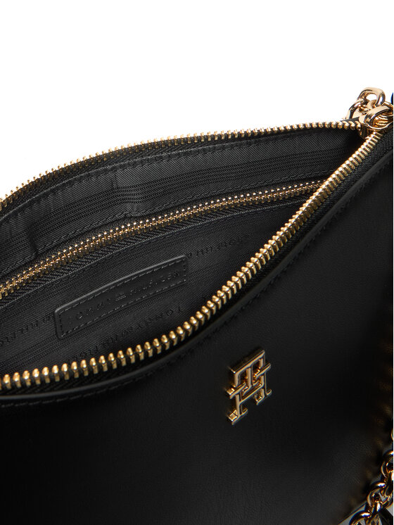 Tommy Hilfiger Táska Tommy Hilfiger Th Glam Conv Med Crossover AW0AW18143 Fekete
