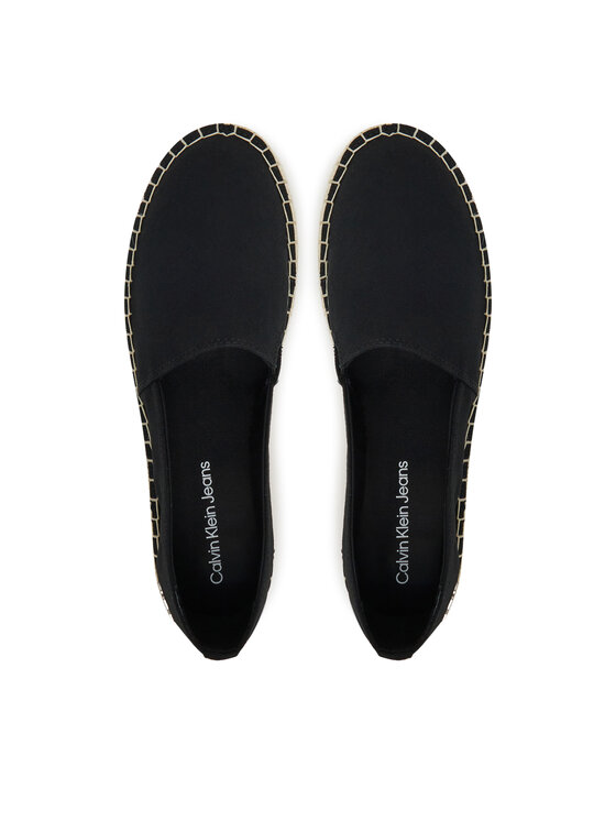 Calvin Klein Jeans Espadrile Calvin Klein Jeans Flatform Esdparille Mg/Hdw YW0YW01737 Negru