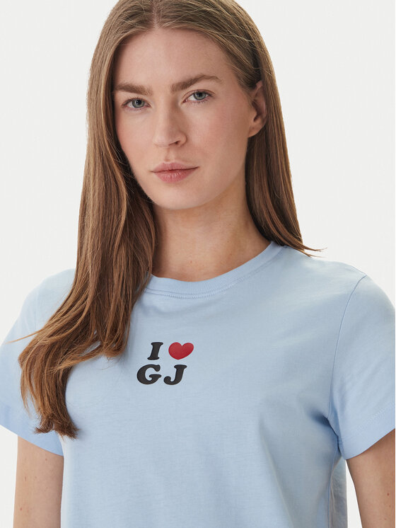Guess Jeans Guess Jeans Camiseta W6GI45 K8HM0 Celeste Regular Fit