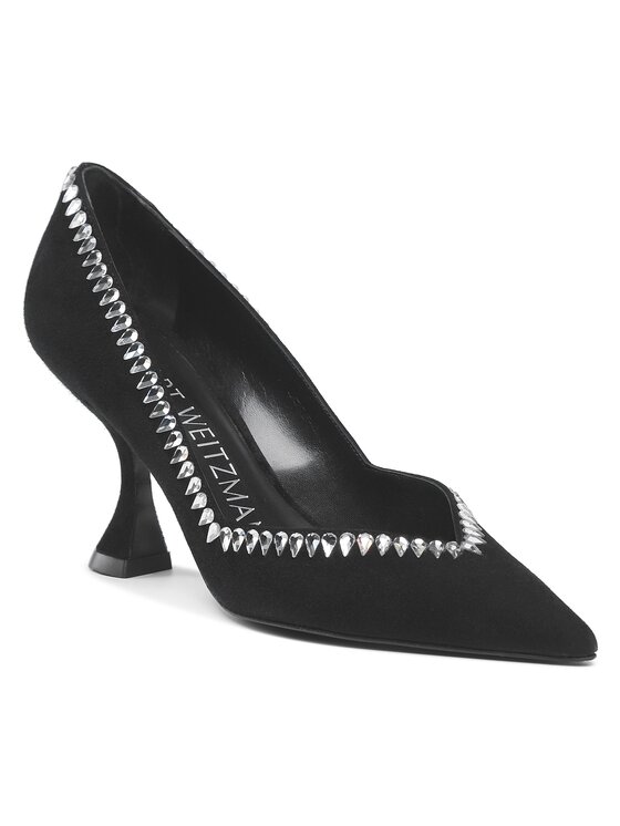 Stuart Weitzman Lodičky Stuart Weitzman Gemcut Xcurve 85 Pum SD143 Černá