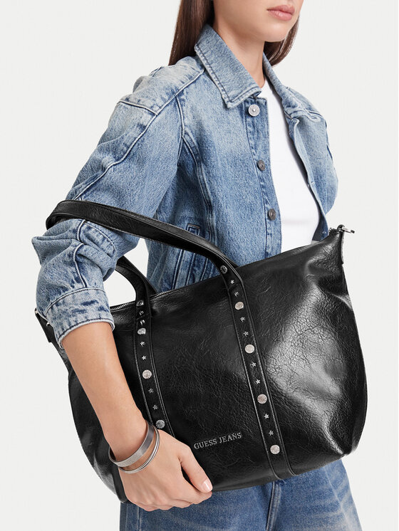 Guess Jeans Kabelka Guess Jeans CEO-GUESS-S-009-10 Černá