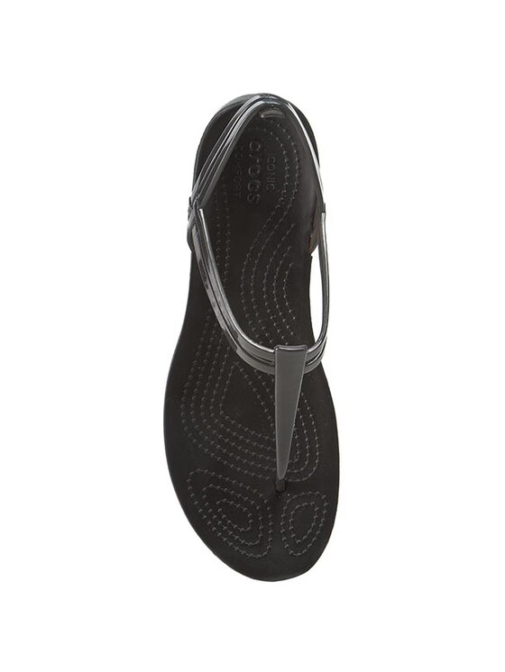 Sandály Crocs Isabella T-Strap 202467 Černá