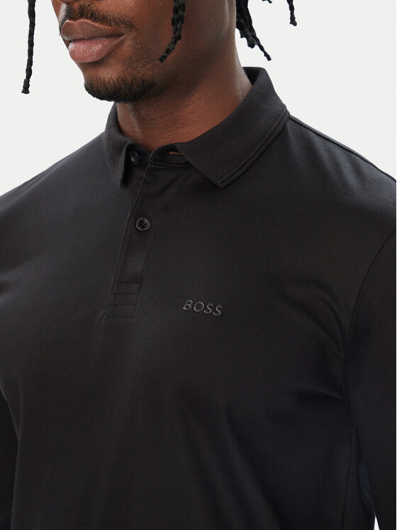 BOSS BOSS Polo Pirol 50544335 Negro Regular Fit