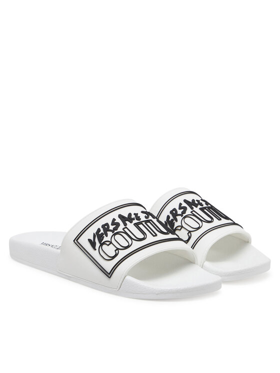 Versace Jeans Couture Шльопанці Versace Jeans Couture 78YA3SQ3 Білий