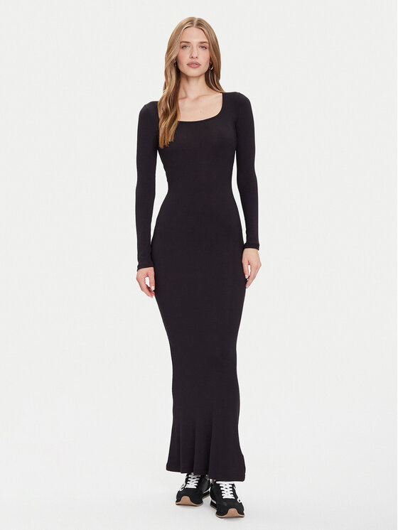 Guess Guess Vestido diario O5BK03 KCDA2 Negro Slim Fit