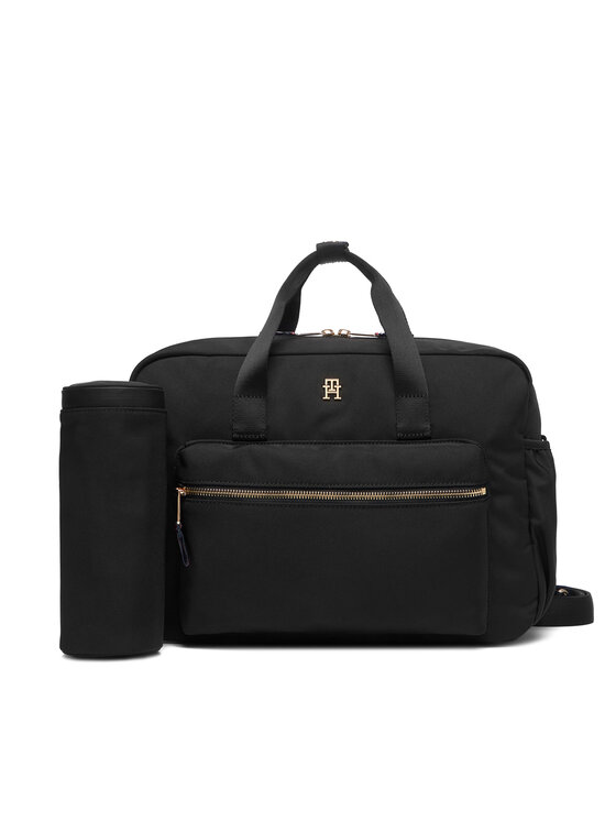 Tommy Hilfiger Bolso para carrito de bebé Tommy Hilfiger KA0KA00026 Negro