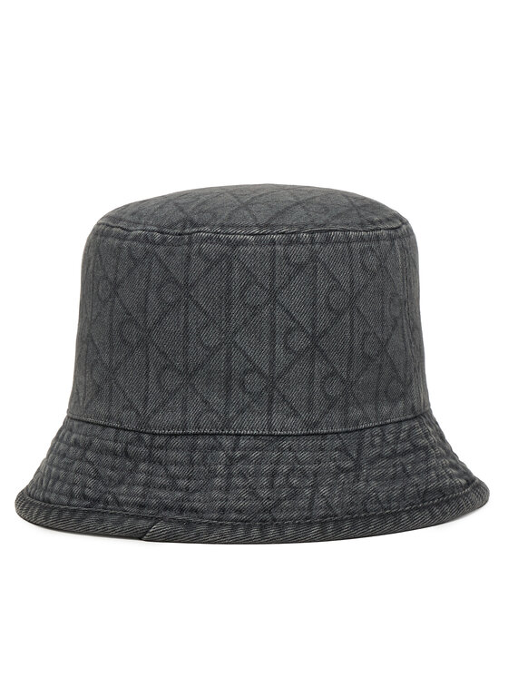 Calvin Klein Капела Calvin Klein Denim Emblem Burnout Bucket LV04F5043G Сив