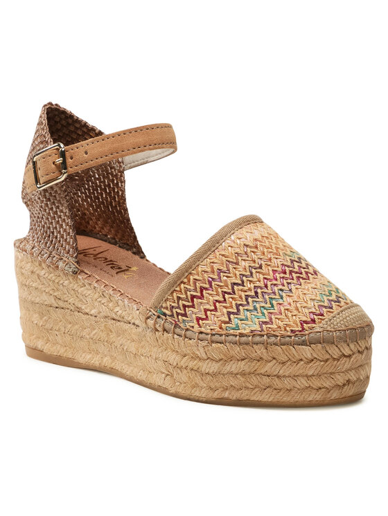 Vidorreta Espadrile Vidorreta Sandalia Traba Rib. 07100 Rjava
