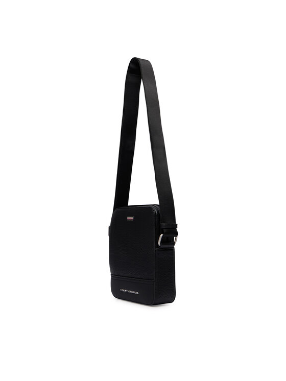 Tommy Hilfiger Мъжка чантичка Tommy Hilfiger Th Central Mini Reporter AM0AM14433 Черен