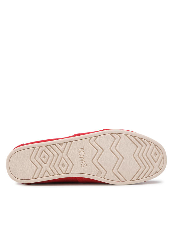Toms Pusbačiai Toms Alpargata 10017665 Raudona