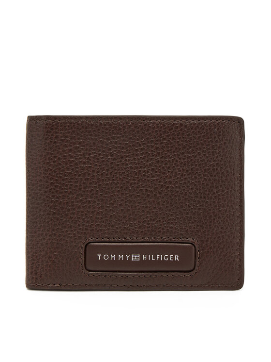 Tommy Hilfiger Portofel Tommy Hilfiger Th Monogram Mini Cc Wallet AM0AM13251 Maro