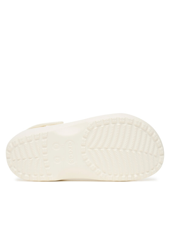 Crocs Klapki Crocs Classic Floral Cut-Out Clog 210927 Écru