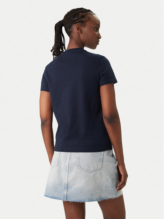 Tommy Jeans Tommy Jeans Camiseta Flag DW0DW22562 Azul marino Regular Fit