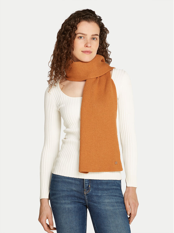 Calvin Klein Šál Calvin Klein K60K612603 Hnedá