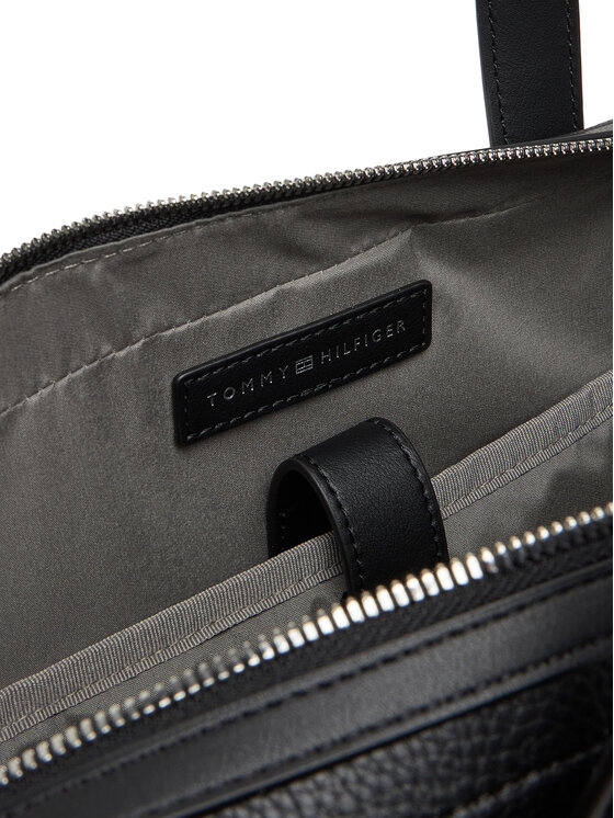 Tommy Hilfiger Portatīvā datora soma Tommy Hilfiger Th Central Slim Computer Bag AM0AM13484 Melns