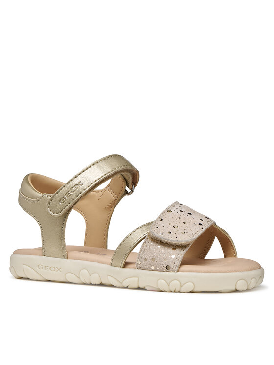 Geox Sandale Geox J Sandal Haiti Girl J658ZC 0NF07 C2012 S Auriu